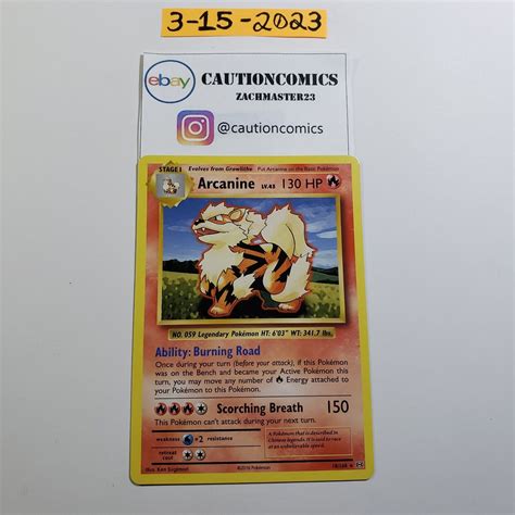 arcanine rare evolutions